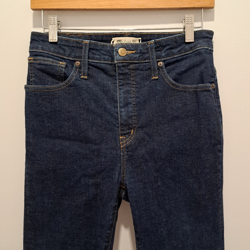Madewell Curvy High-Rise Skinny Lucille Indigo Wash Minimalist Normcore Jeans 28 - Picture 4 of 16